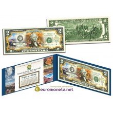 США 2 доллара 2003 Гранд Каньон цветные фотопечать оригинал