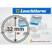 Leuchtturm капсула для хранения монет внутренний диаметр 32 мм, внешний 38 мм, 10 штук Leuchtturm капсула для хранения монет внутренний диаметр 32 мм, внешний 38 мм, 10 штук