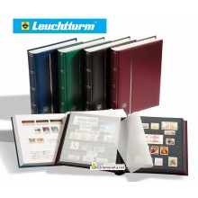 Leuchtturm альбом COMFORT DIN A4 S32 чёрные страницы, мягкая обложка, бордовый, Германия