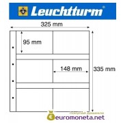 Германия Leuchtturm MAXIMUM MAX 5W лист для открыток и другого, белый 5 листов