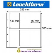 Германия Leuchtturm MAXIMUM MAX 6W лист для открыток и другого, белый 5 листов