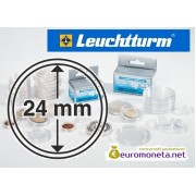 Leuchtturm капсула для хранения монет внутренний диаметр 24 мм, внешний 30 мм, 10 штук Leuchtturm капсула для хранения монет внутренний диаметр 24 мм, внешний 30 мм, 10 штук