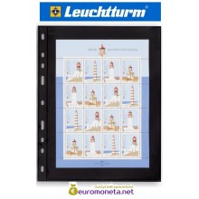 Leuchtturm OPTIMA 1S лист чёрный для банкнот, 2 ячейки Leuchtturm OPTIMA 1S лист чёрный для банкнот, 2 ячейки