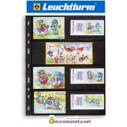 Leuchtturm OPTIMA 4S лист чёрный для банкнот, 8 ячеек