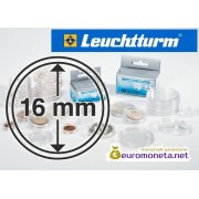 Leuchtturm капсула для хранения монет внутренний диаметр 16 мм, внешний 22,5 мм, 10 штук