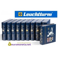 Leuchtturm альбом VISTA для евро монет годовые наборы за 2015 год внешняя обложка
