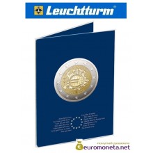 Leuchtturm буклет для хранения монет 2 евро 5 ячеек "10-я годовщина введения евро", Германия Leuchtturm буклет для хранения монет 2 евро 5 ячеек "10-я годовщина введения евро", Германия