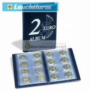 Альбом карманный для монет 2 евро и других 48 ячеек, синий, Leuchtturm