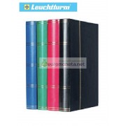 Leuchtturm альбом для марок BASIC DIN A4 S60 чёрные страницы, жёсткая обложка, красный