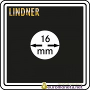 Капсула для монет квадратная CARREE 16 мм Lindner Германия 50х50