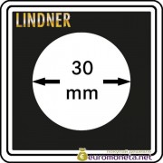 Капсула для монет квадратная CARREE 30 мм Lindner Германия 50х50