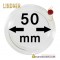 Lindner капсула для хранения монет 50 мм внутренний диаметр, внешний 56 мм, 10 штук, Германия