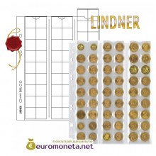 Lindner лист MU54 Multi Collect (Optima) для 54 монет до 20 мм, с листами разделителями, упаковка 5 штук, Германия