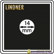 Капсула для монет квадратная CARREE 14 мм Lindner Германия 50х50