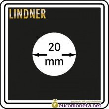 Капсула для монет квадратная CARREE 20 мм Lindner Германия 50х50