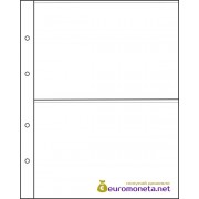 Лист на 2 боны банкноты Optima, прозрачный, пр-во Россия