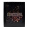 Альбом карта Европы сегрегатор Optima с кольцевым механизмом, чёрный, искусственная кожа, корешок 50 мм, пр-во Россия
