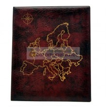 Альбом карта Европы сегрегатор Optima с кольцевым механизмом, бордовый, искусственная кожа, корешок 50 мм, пр-во Россия Альбом карта Европы сегрегатор Optima с кольцевым механизмом, бордовый, искусственная кожа, корешок 50 мм, пр-во Россия