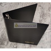 Альбом сегрегатор Grande Collection с кольцевым механизмом, чёрный, кожзам, пр-во Россия
