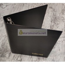 Альбом сегрегатор Grande Collection с кольцевым механизмом, синий, кожзам, пр-во Россия Альбом сегрегатор Grande Collection с кольцевым механизмом, синий, кожзам, пр-во Россия