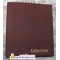 Альбом сегрегатор Optima с D-образным кольцевым механизмом, бордовый, крокодил, искусственная кожа, корешок 40 мм, пр-во Россия