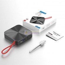 Внешний аккумулятор Konfulon mini Power Bank 10000 mAh Type-C, чёрный