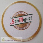 Бирдекель подставка под бокал (пивной) бутылку San Miguel