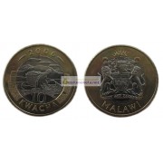 Малави 10 квач (kwacha) 2006 год биметалл. АЦ из банковского ролла