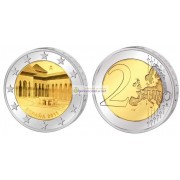 Испания 2 евро 2011 год ЮНЕСКО - Альгамбра, Хенералифе и Альбасин в городе Гранада, биметалл. АЦ