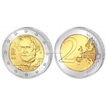 Италия 2 евро 2013 год UNC 200 лет со дня рождения Джузеппе Верди, биметалл. АЦ Италия 2 евро 2013 год UNC 200 лет со дня рождения Джузеппе Верди, биметалл. АЦ