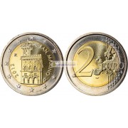 Сан-Марино 2 евро 2013 год Государственный дворец Сан-Марино, биметалл, АЦ