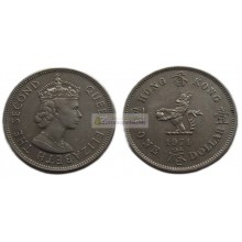 Гонконг 1 доллар 1974 год. Елизавета II