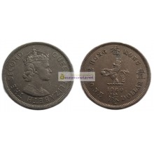 Гонконг 1 доллар 1960 год. Елизавета II