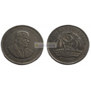 Маврикий 5 рупий 1992 год 