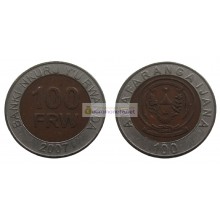 Руанда 100 франков 2007 год