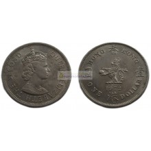 Гонконг 1 доллар 1972 год. Елизавета II