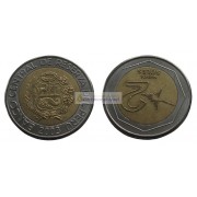 Перу 2 новых соля 2003 год. биметалл