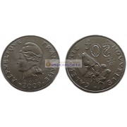 Новая Каледония 20 франков 2009 год