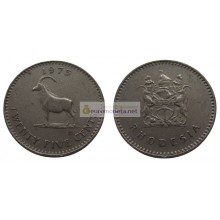 Родезия 25 центов 1975 год