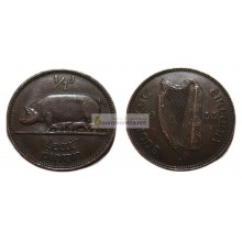 Ирландия (Ирландское Свободное государство) 1/2 пенни (полпенни) 1933 год 
