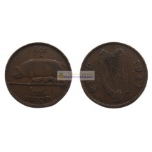 Ирландия (Ирландское Свободное государство) 1/2 пенни (полпенни) 1943 год 