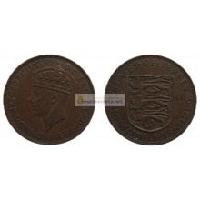 Джерси 1/12 шиллинга 1946 год Георг VI Джерси 1/12 шиллинга 1946 год Георг VI