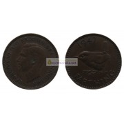 Великобритания 1 фартинг 1947 год. Король Георг VI