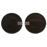 Великобритания 1 фартинг 1948 год. Король Георг VI