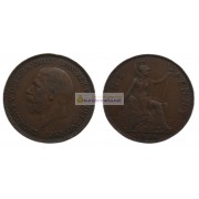 Великобритания 1 пенни 1936 год. Король Георг V