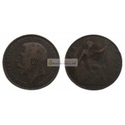 Великобритания 1 пенни 1915 год. Король Георг V