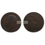 Великобритания 1 пенни 1919 год. Король Георг V