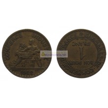 Франция Третья Республика 1 франк 1922 год