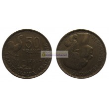 Франция Четвертая Республика 50 франков 1951 год