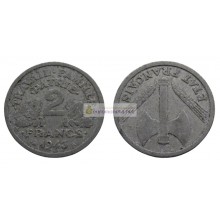 Франция Режим Виши 2 франка 1943 год